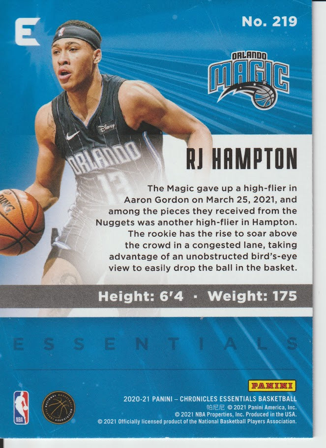 219 RJ Hampton - Orlando Magic