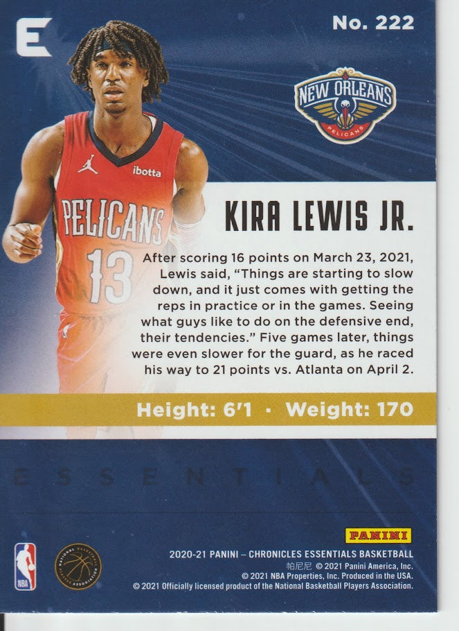 222 Kira Lewis Jr. - New Orleans Pelicans