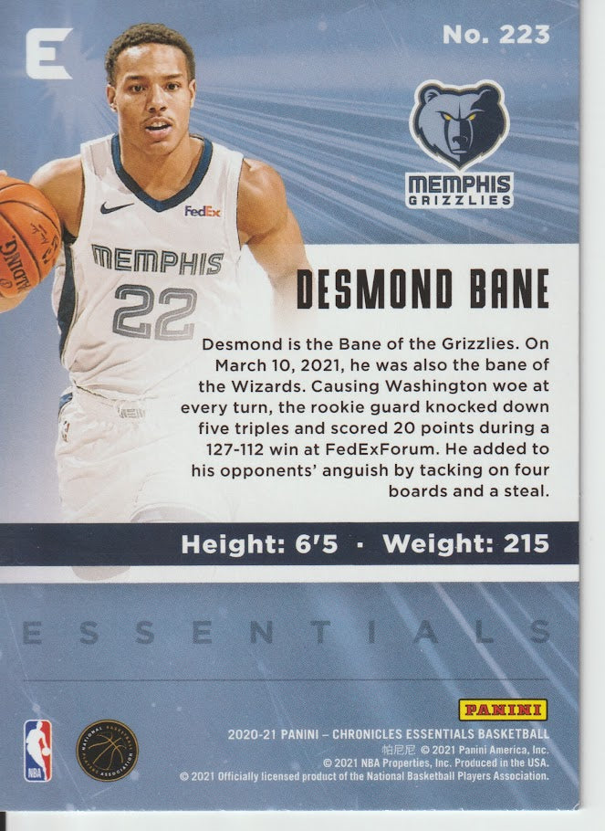 223 Desmond Bane - Memphis Grizzlies