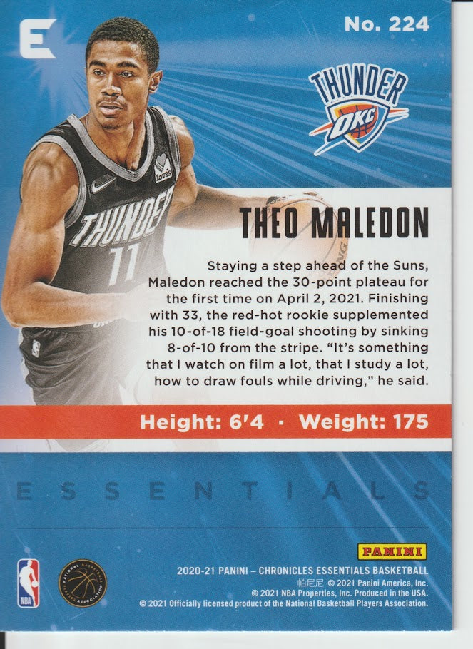 224 Theo Maledon - Oklahoma City Thunder