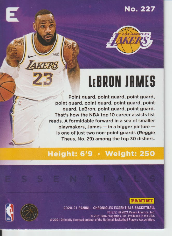 227 LeBron James - Los Angeles Lakers