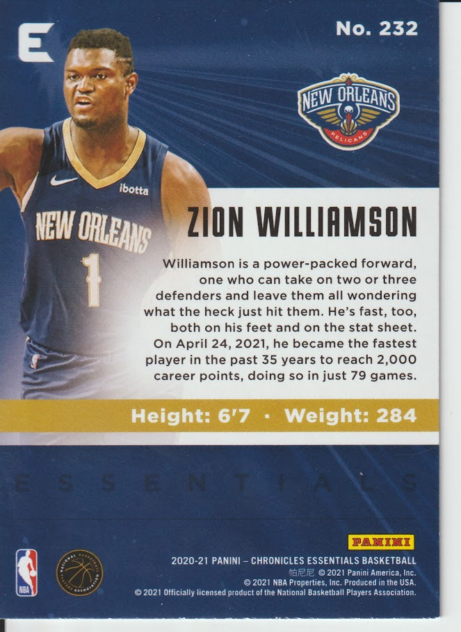 232 Zion Williamson - New Orleans Pelicans