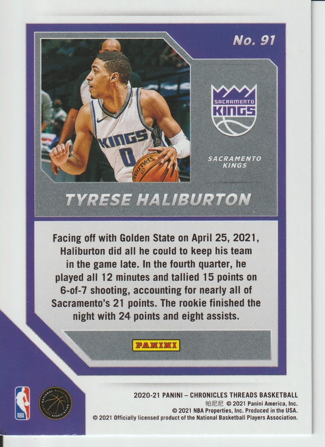 091 Tyrese Haliburton - Sacramento Kings