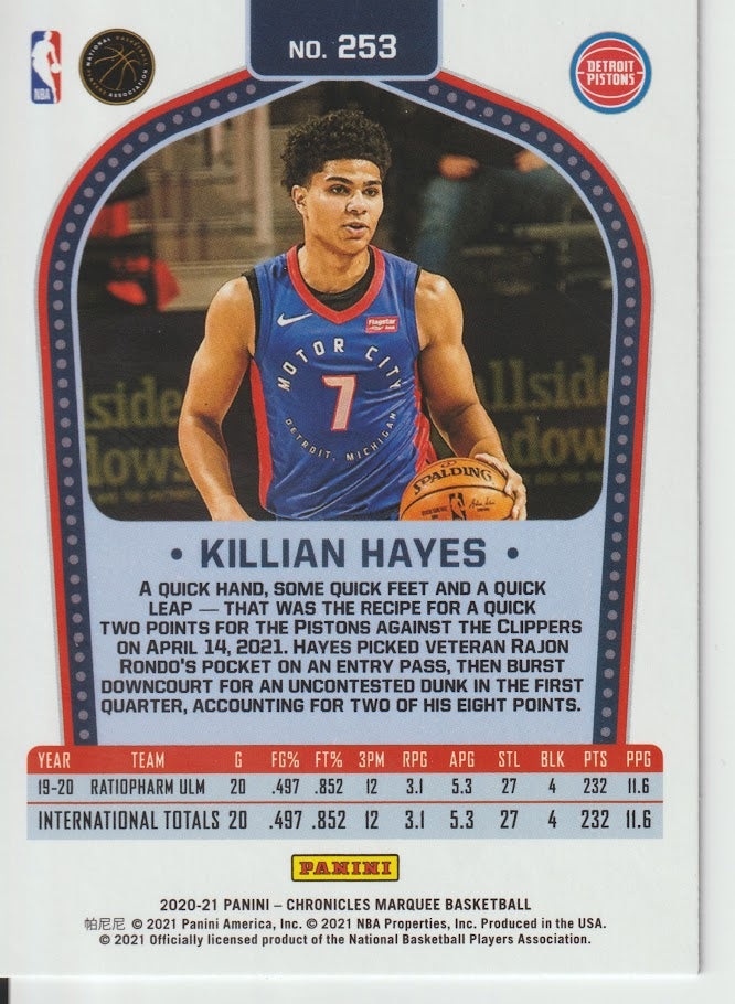 253 Killian Hayes - Detroit Pistons