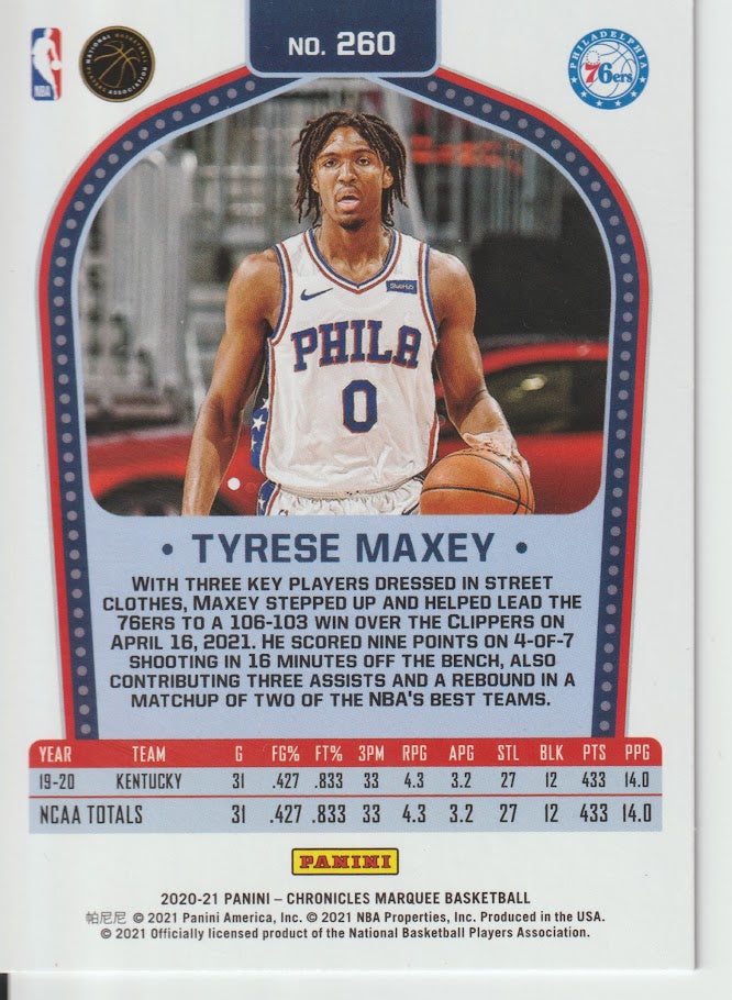 260 Tyrese Maxey - Philadelphia 76ers