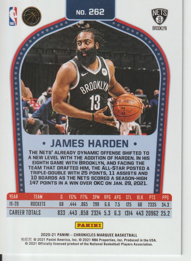 262 James Harden - Brooklyn Nets