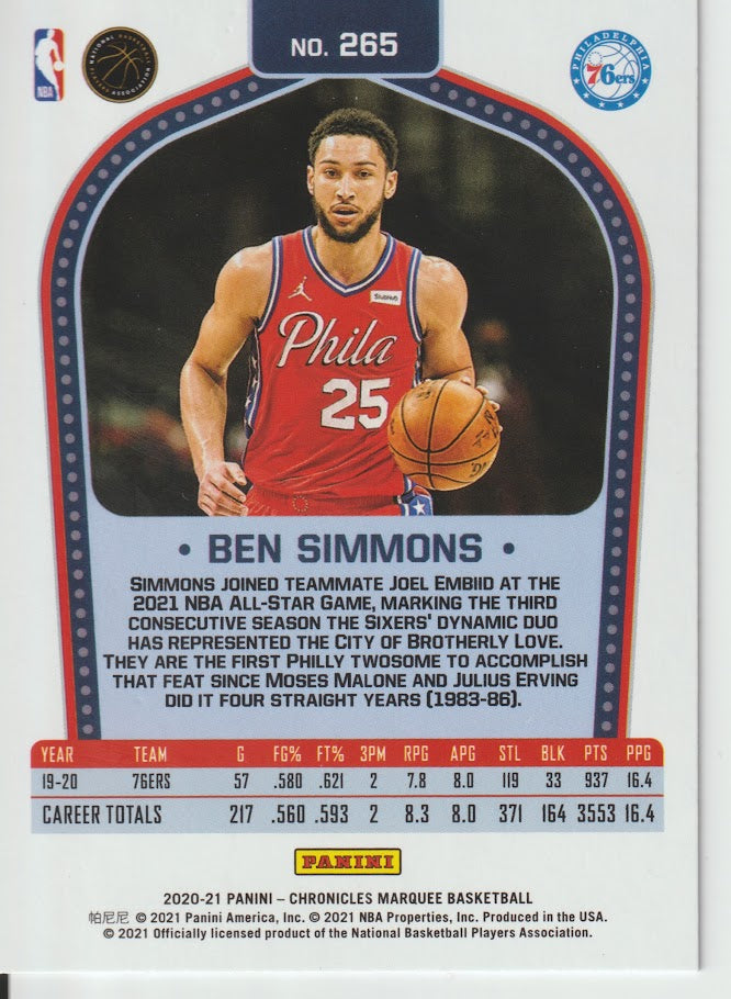 265 Ben Simmons - Philadelphia 76ers