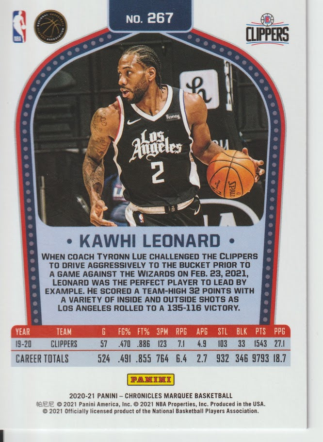 267 Kawhi Leonard - Los Angeles Clippers