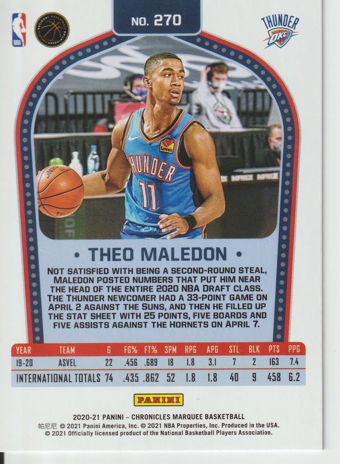 270 Theo Maledon - Oklahoma City Thunder