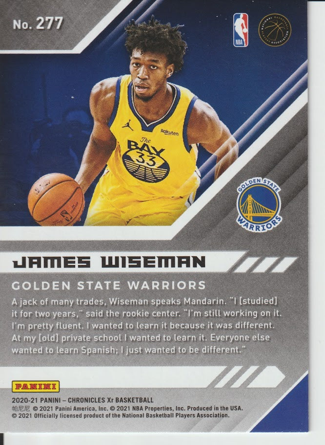 277 James Wiseman - Golden State Warriors