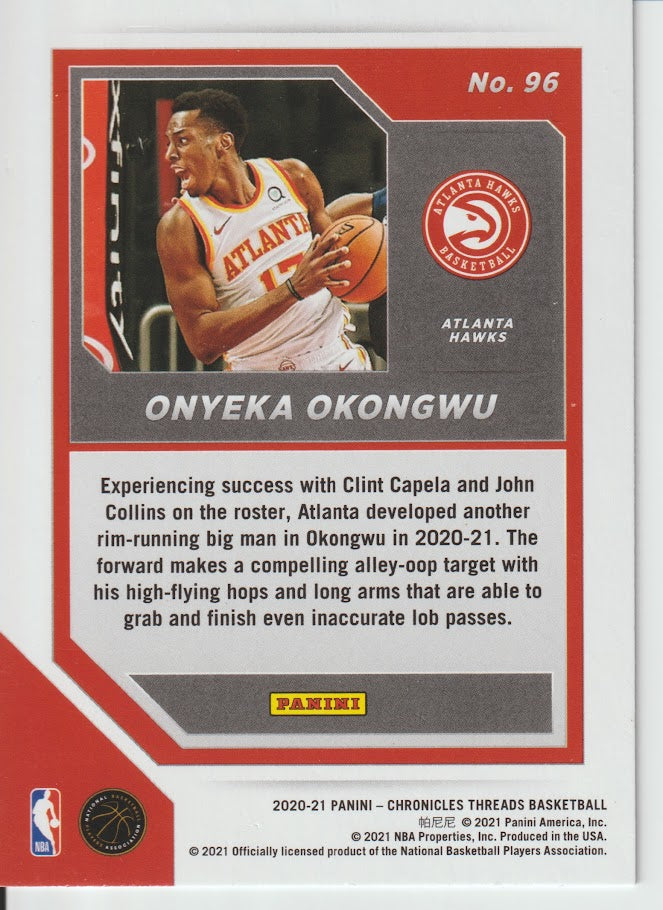 096 Onyeka Okongwu - Atlanta Hawks