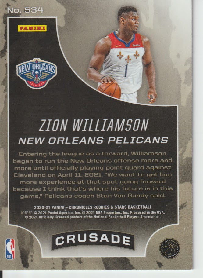 534 Zion Williamson - New Orleans Pelicans