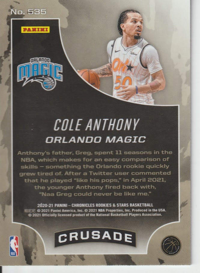 535 Cole Anthony - Orlando Magic