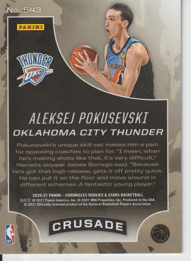 543 Aleksej Pokusevski - Oklahoma City Thunder