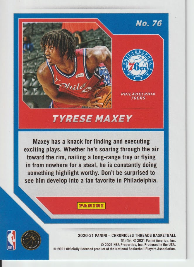 076 Tyrese Maxey - Philadelphia 76ers