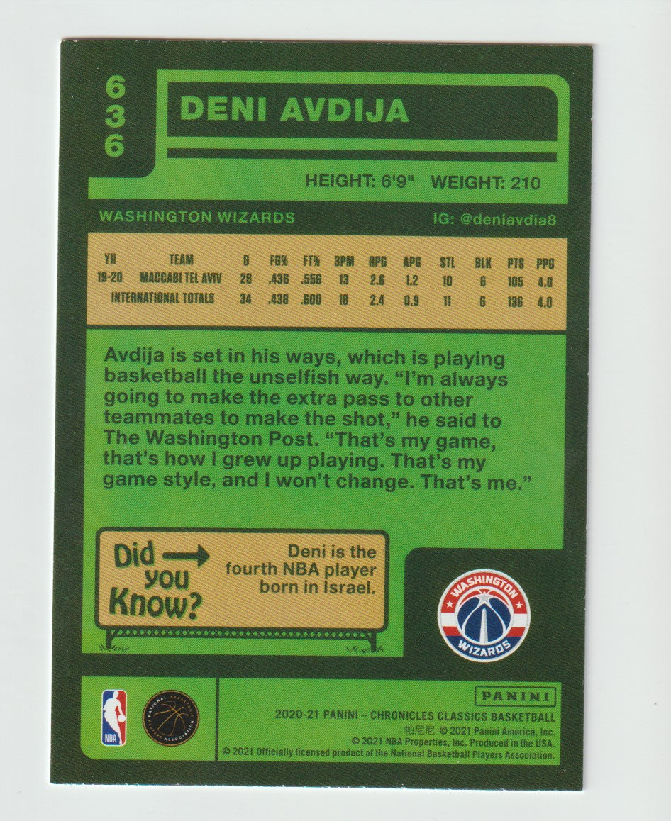 636 Deni Avdija - Washington Wizards