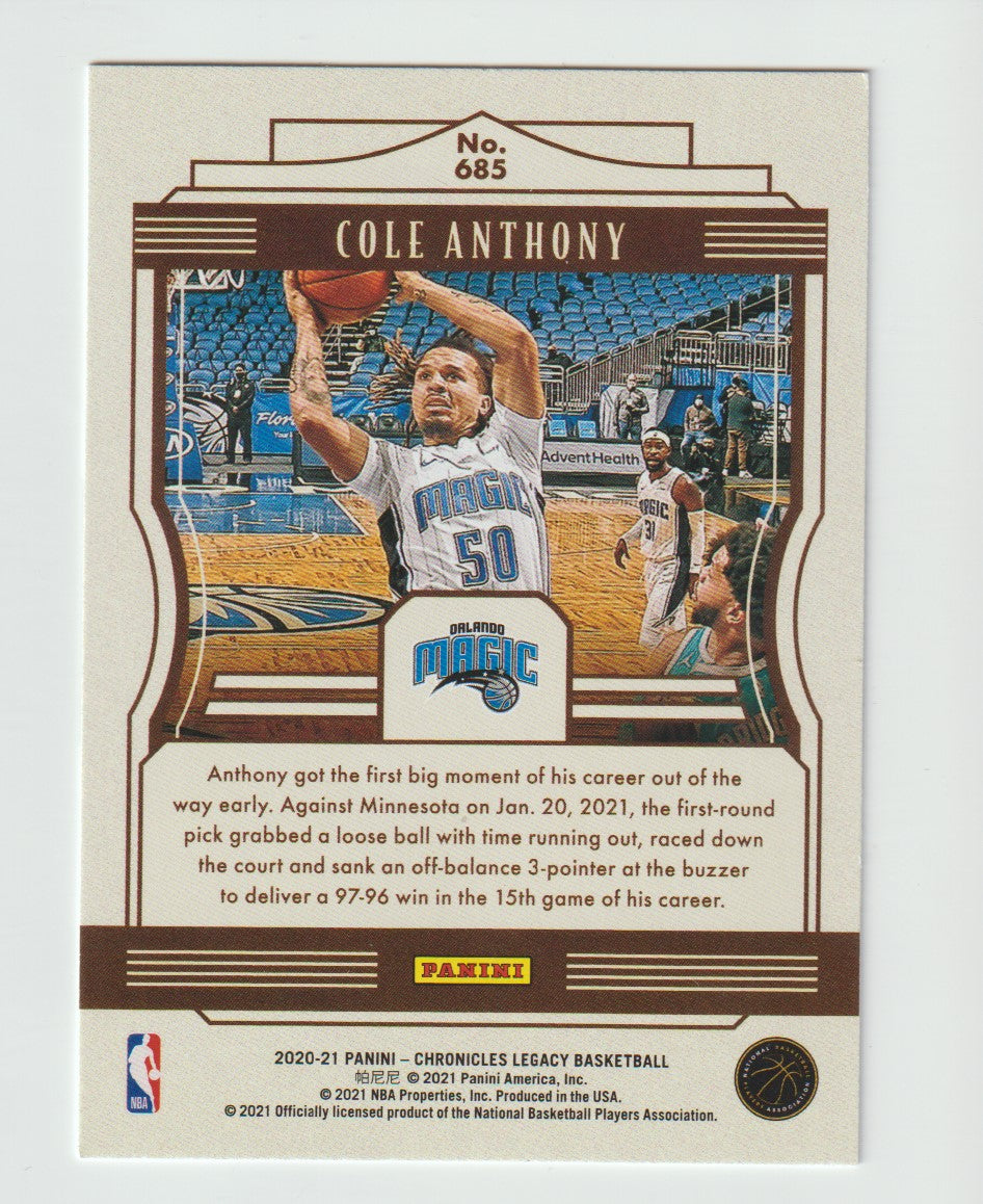 685 Cole Anthony - Orlando Magic