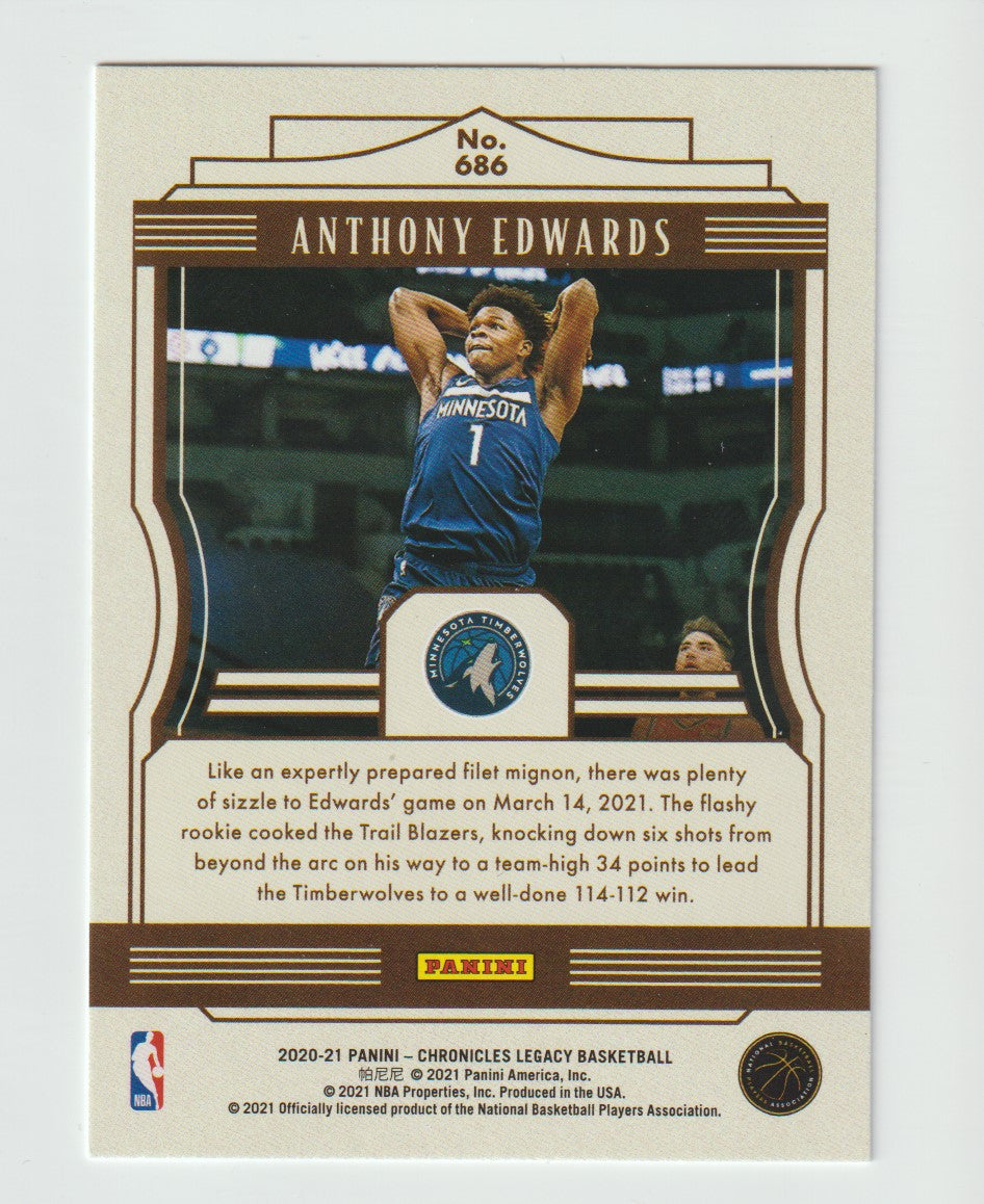 686 Anthony Edwards - Minnesota Timberwolves