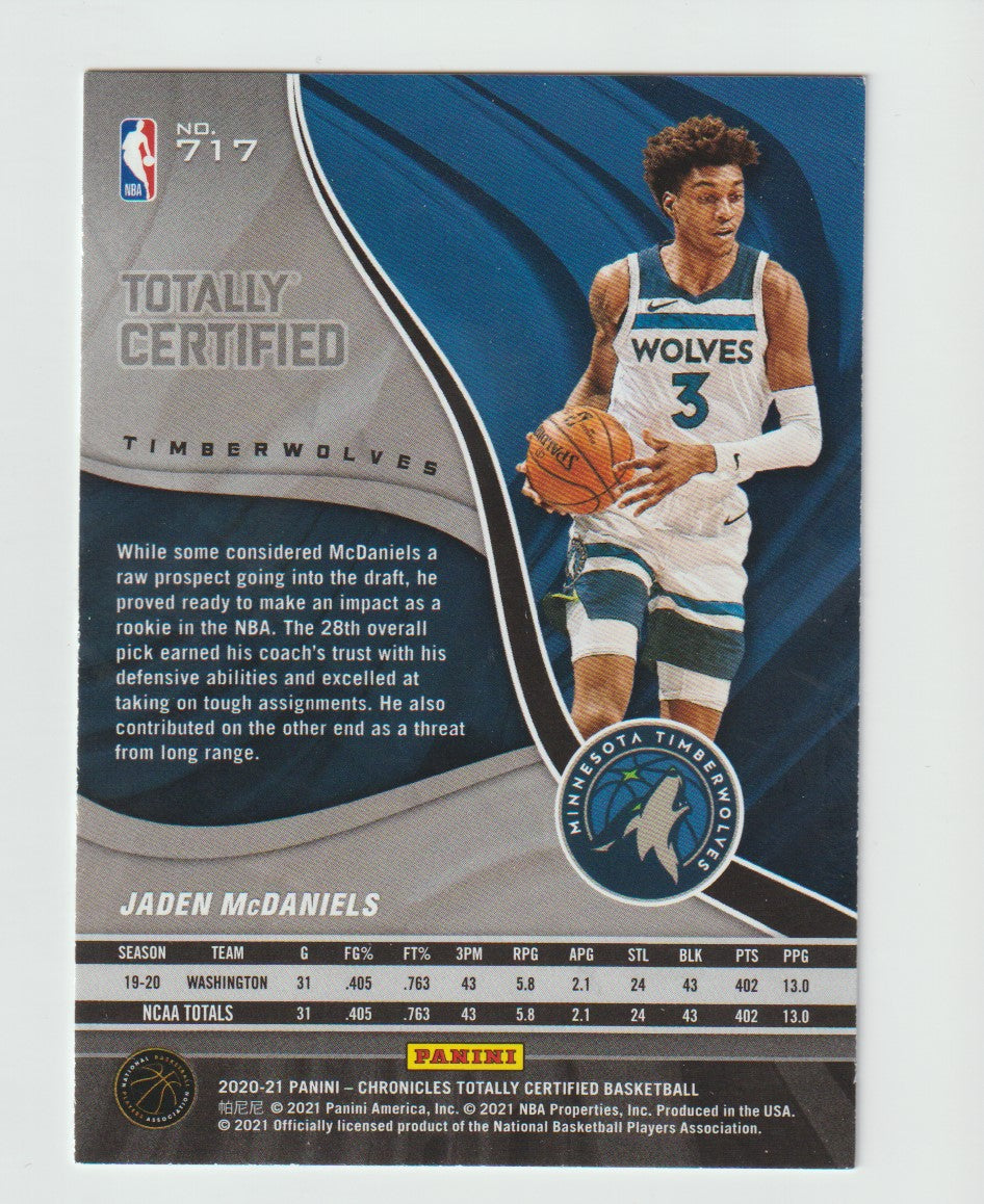 717 Jaden McDaniels - Minnesota Timberwolves