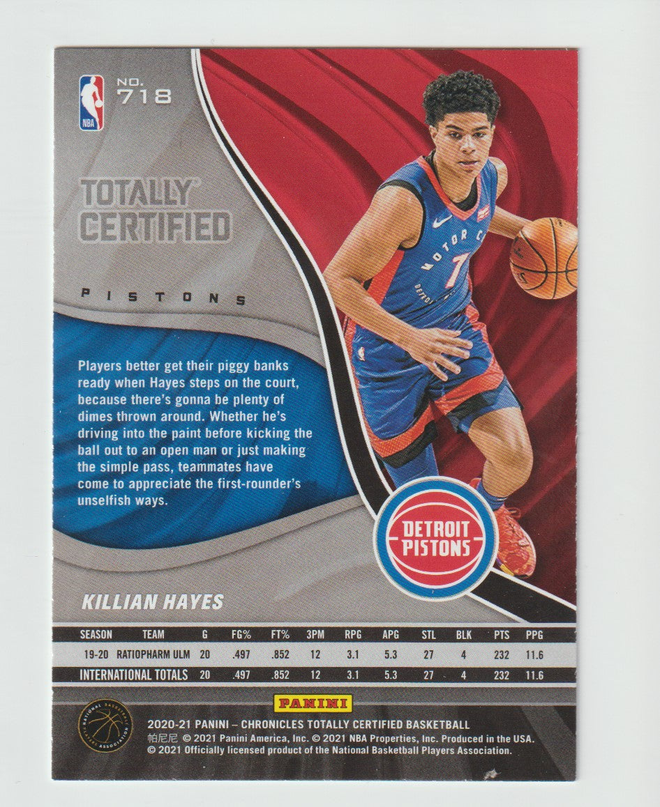 718 Killian Hayes - Detroit Pistons