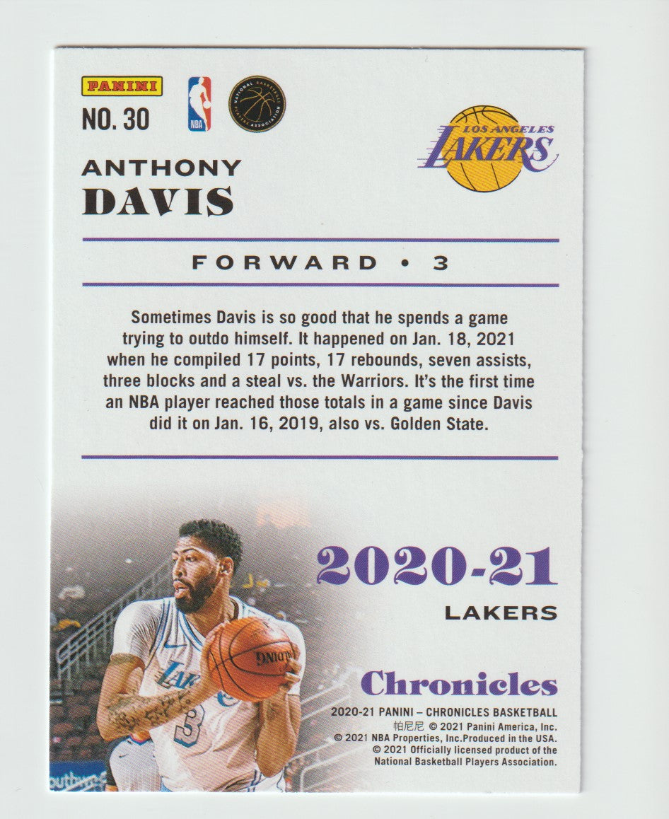 030 Anthony Davis - Los Angeles Lakers