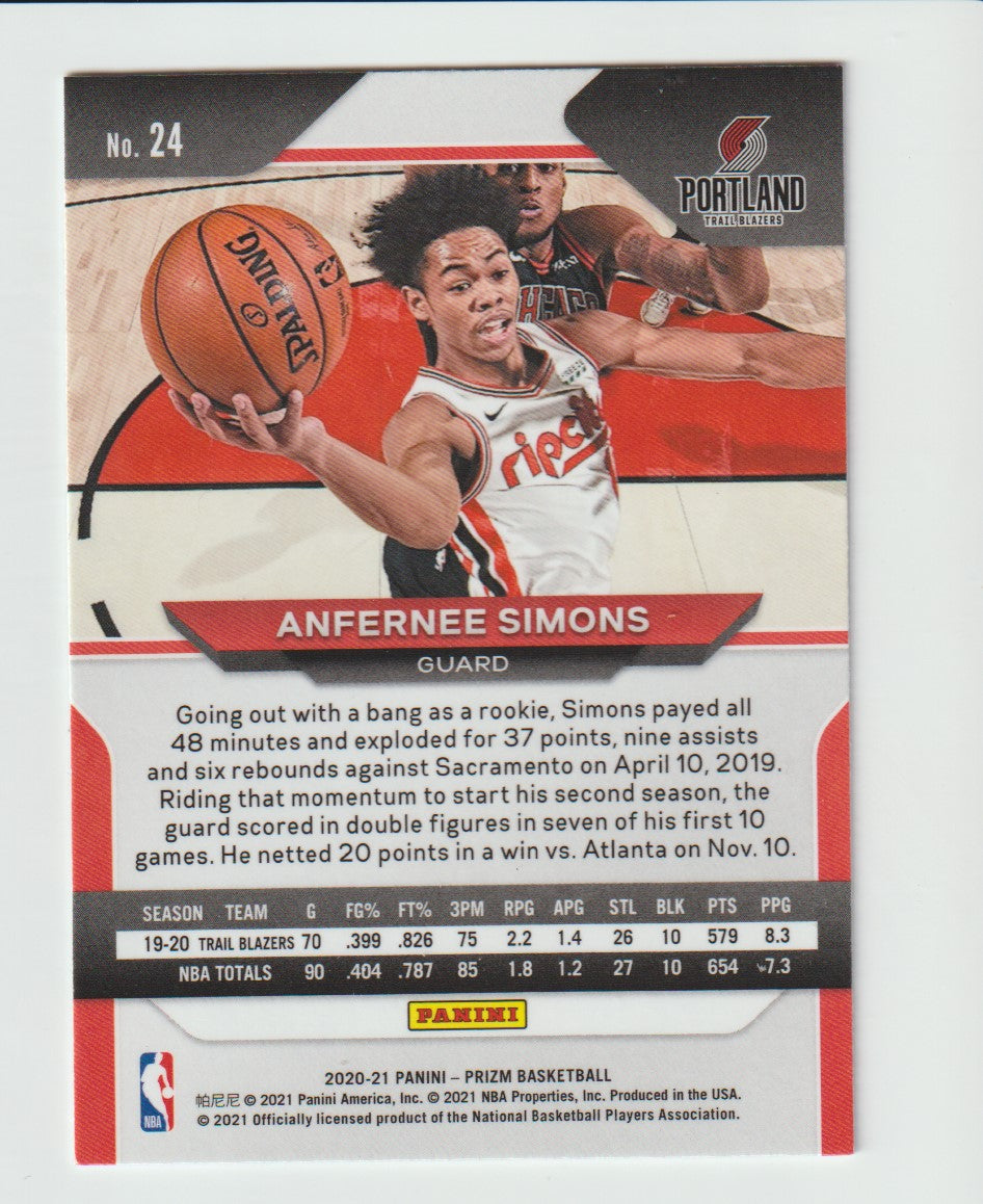 024 Anfernee Simons - Portland Trail Blazers