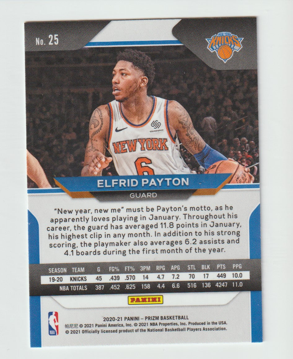 025 Elfrid Payton - New York Knicks