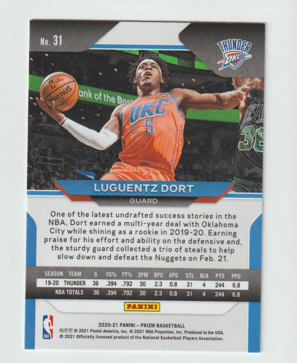 031 Luguentz Dort - Oklahoma City Thunder