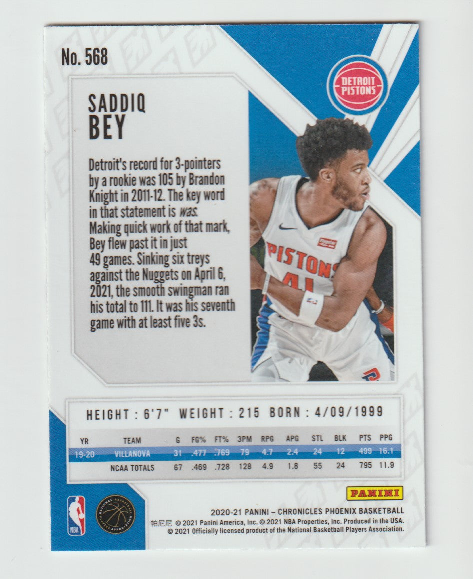 568 Saddiq Bey - Detroit Pistons