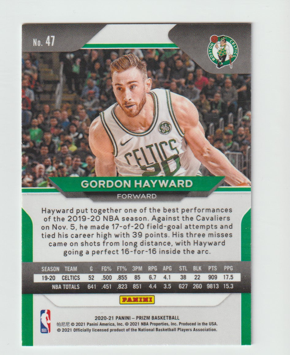 047 Gordon Hayward - Boston Celtics