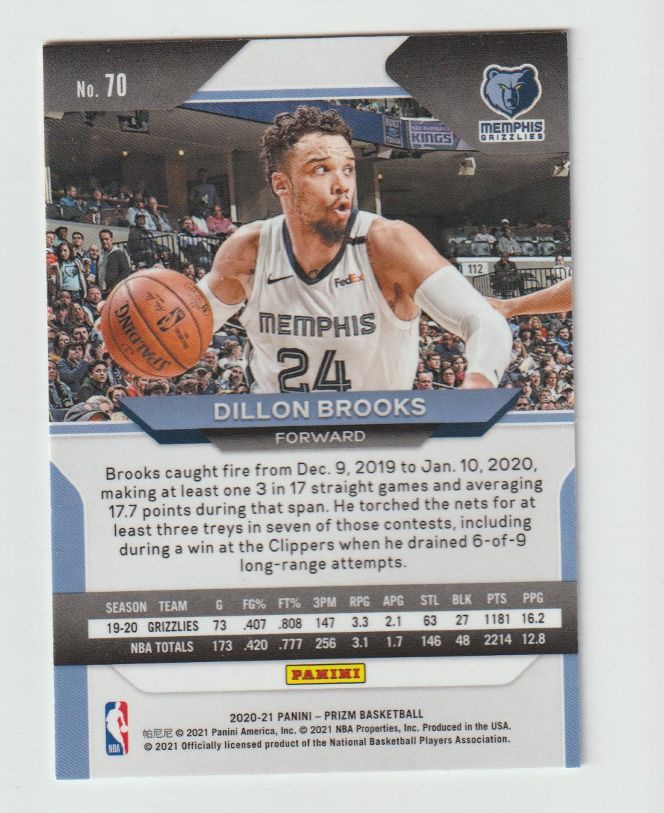 070 Dillon Brooks - Memphis Grizzlies