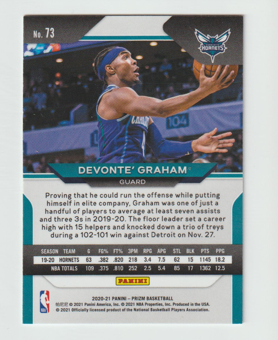 073 Devonte' Graham - Charlotte Hornets