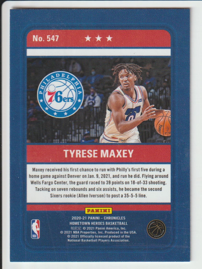 547 Tyrese Maxey - Philadelphia 76ers