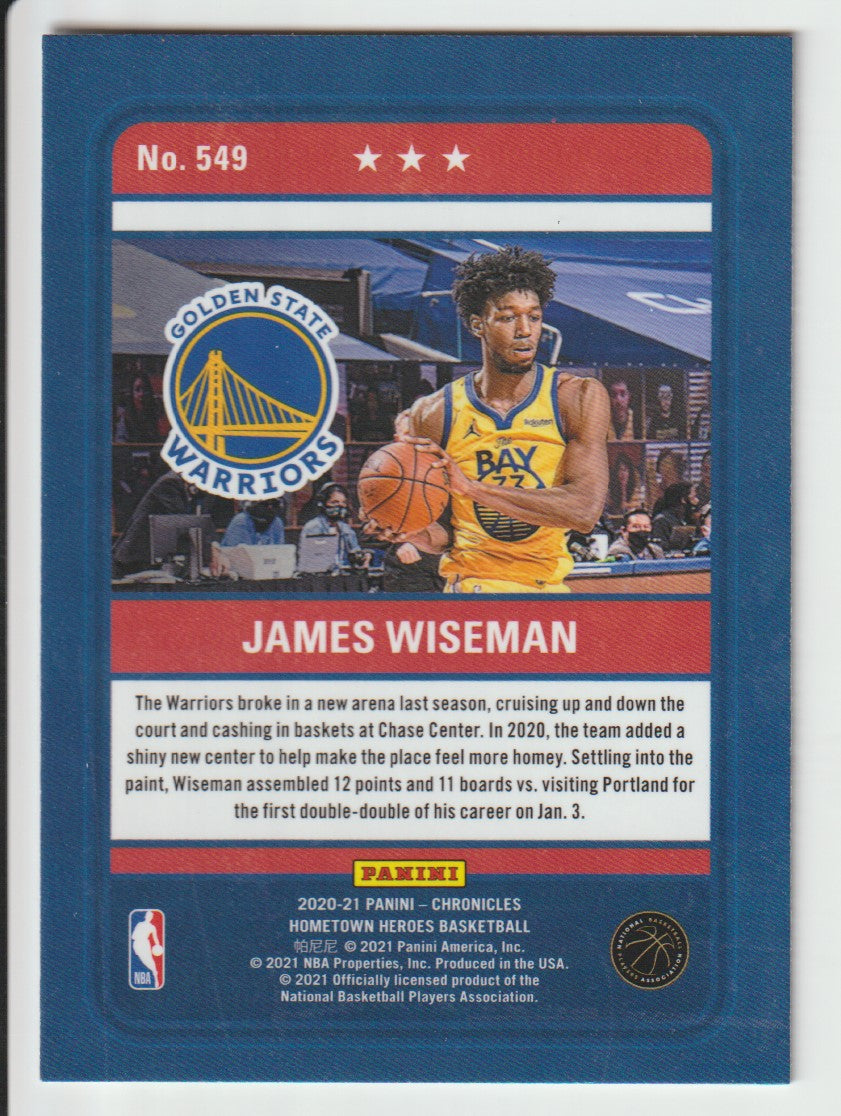 549 James Wiseman - Golden State Warriors