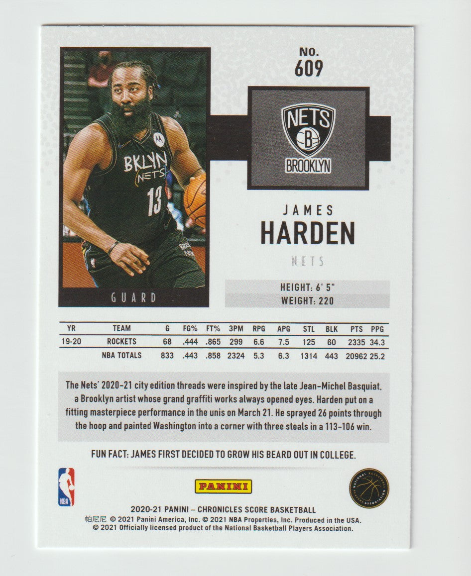 609 James Harden - Brooklyn Nets