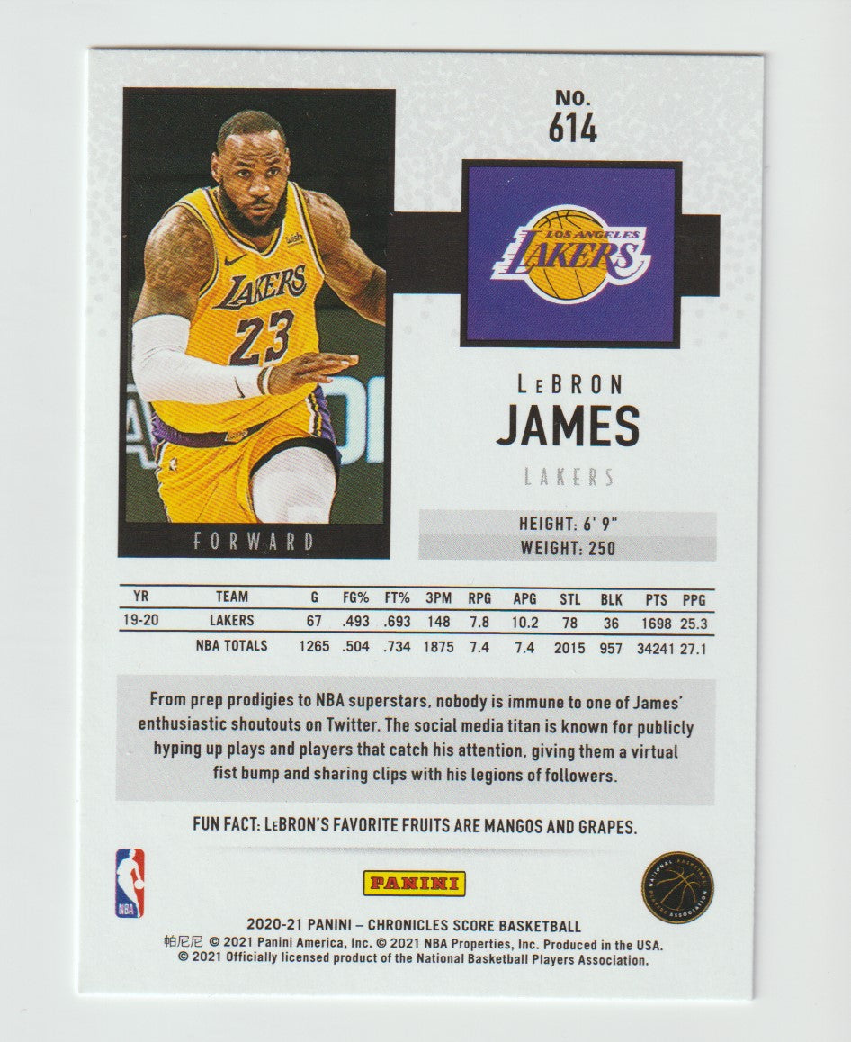 614 LeBron James - Los Angeles Lakers