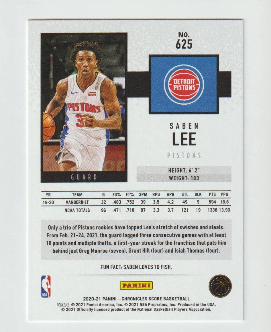 625 Saben Lee - Detroit Pistons