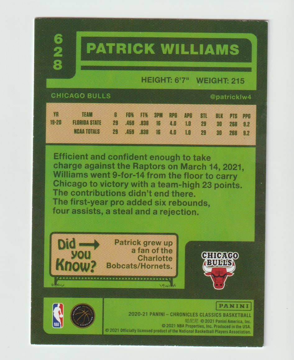 628 Patrick Williams - Chicago Bulls