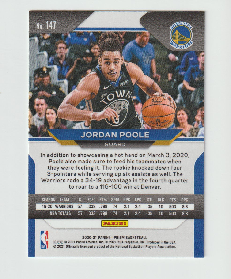 147 Jordan Poole - Golden State Warriors