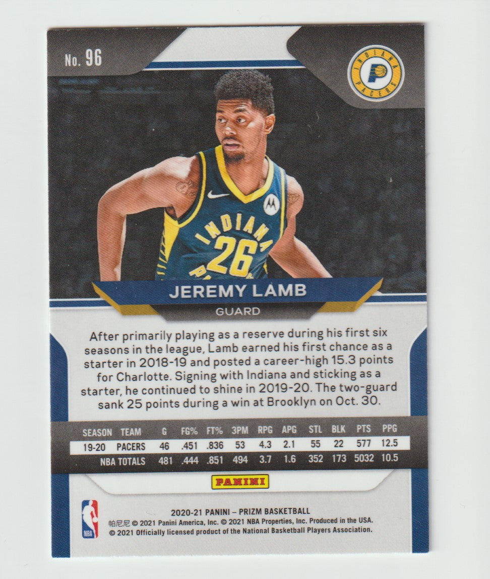 096 Jeremy Lamb - Indiana Pacers