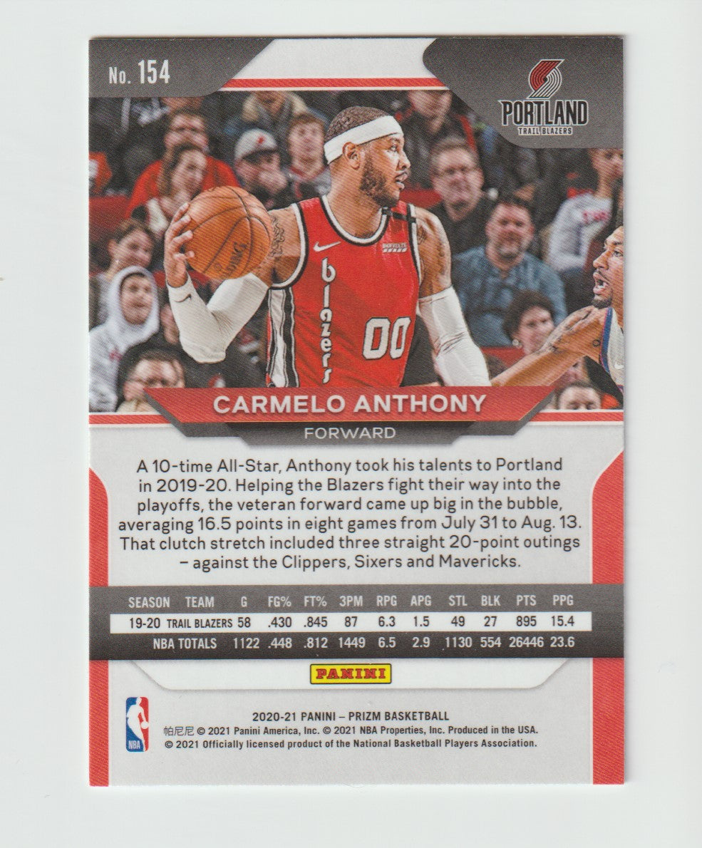 154 Carmelo Anthony - Portland Trail Blazers