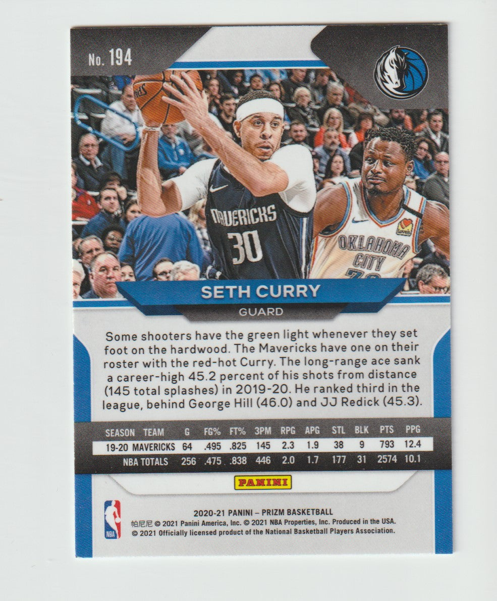 194 Seth Curry - Dallas Mavericks