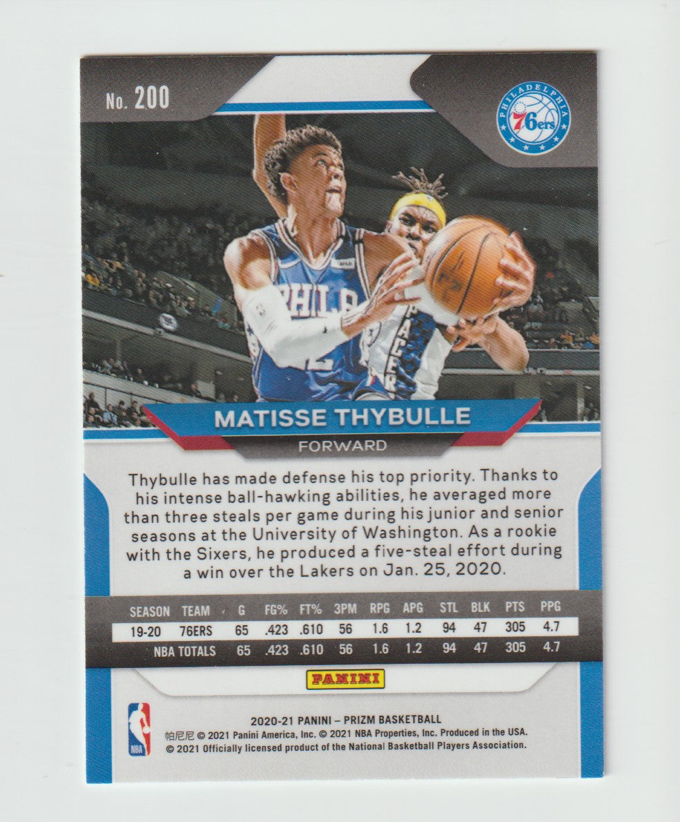 200 Matisse Thybulle - Philadelphia 76ers