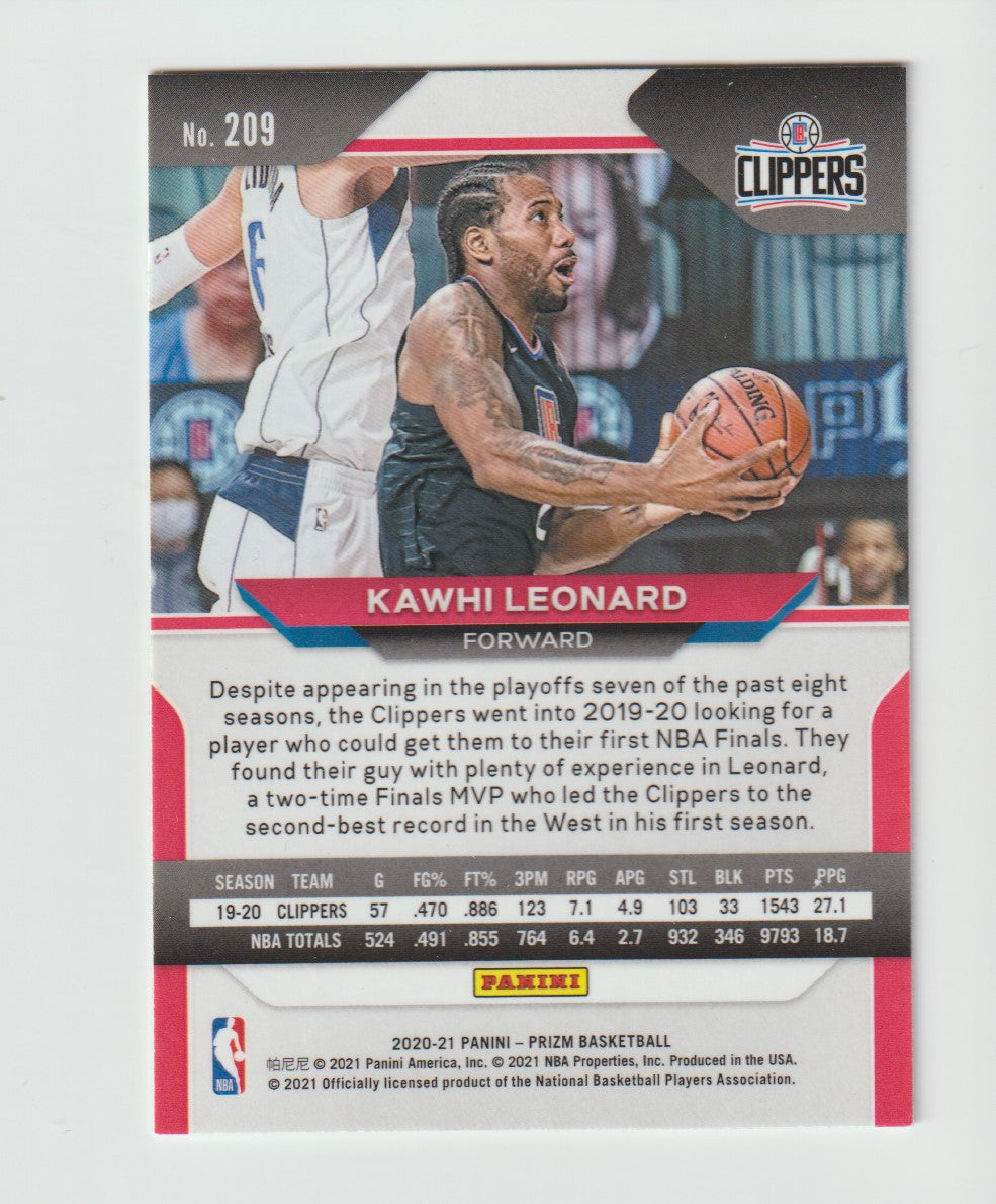 209 Kawhi Leonard - Los Angeles Clippers