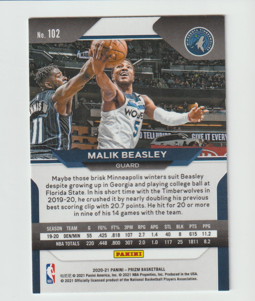 102 Malik Beasley - Minnesota Timberwolves