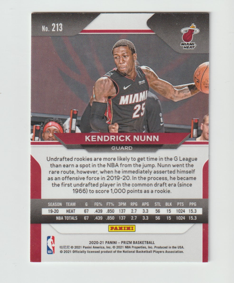 213 Kendrick Nunn - Miami Heat