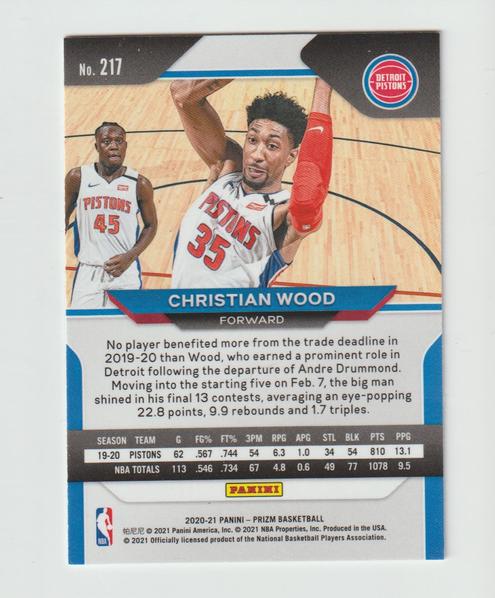 217 Christian Wood - Detroit Pistons