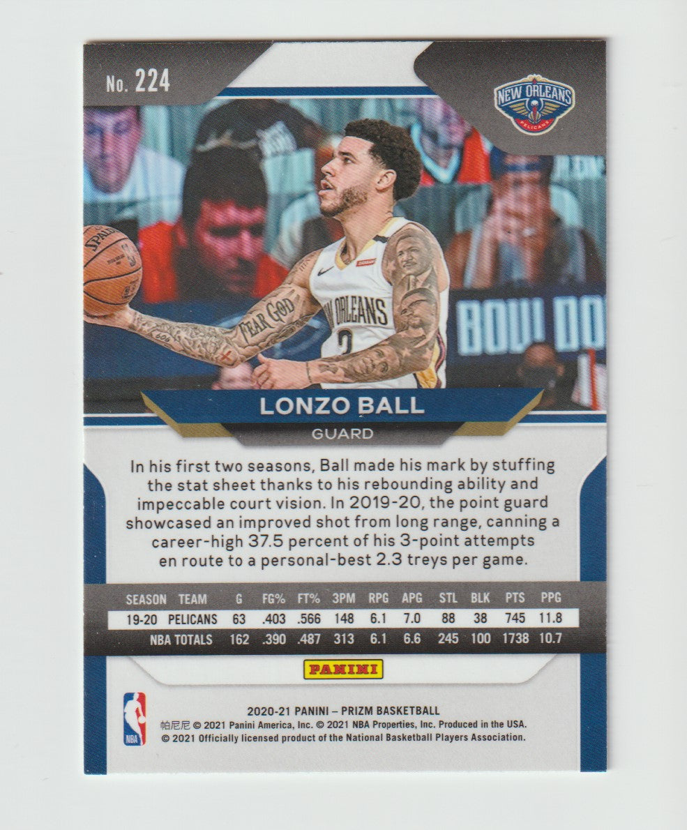 224 Lonzo Ball - New Orleans Pelicans