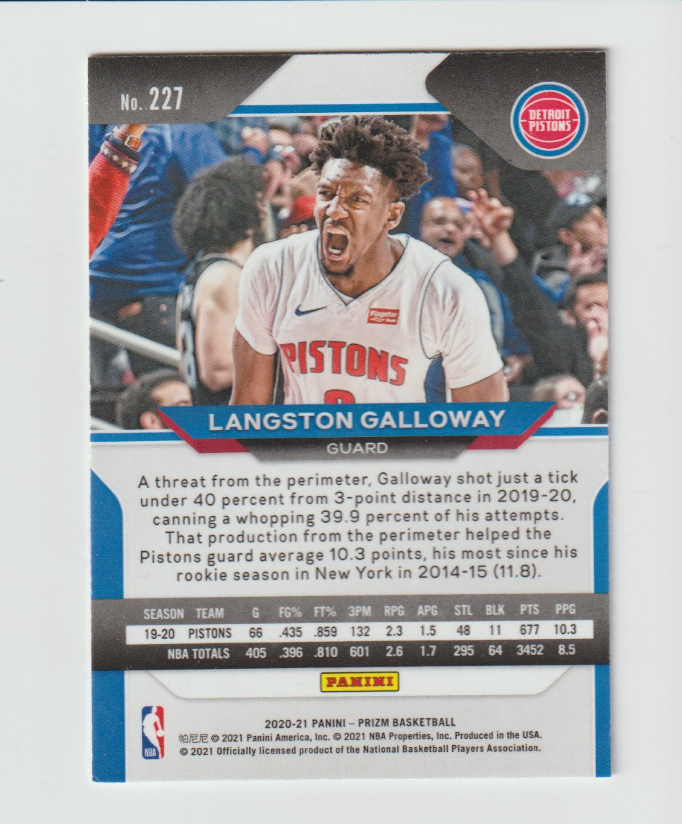 227 Langston Galloway - Detroit Pistons