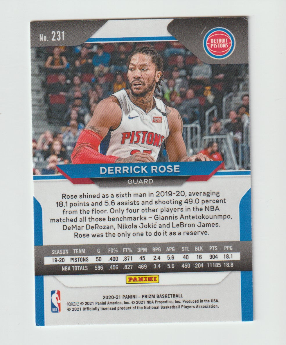 231 Derrick Rose - Detroit Pistons